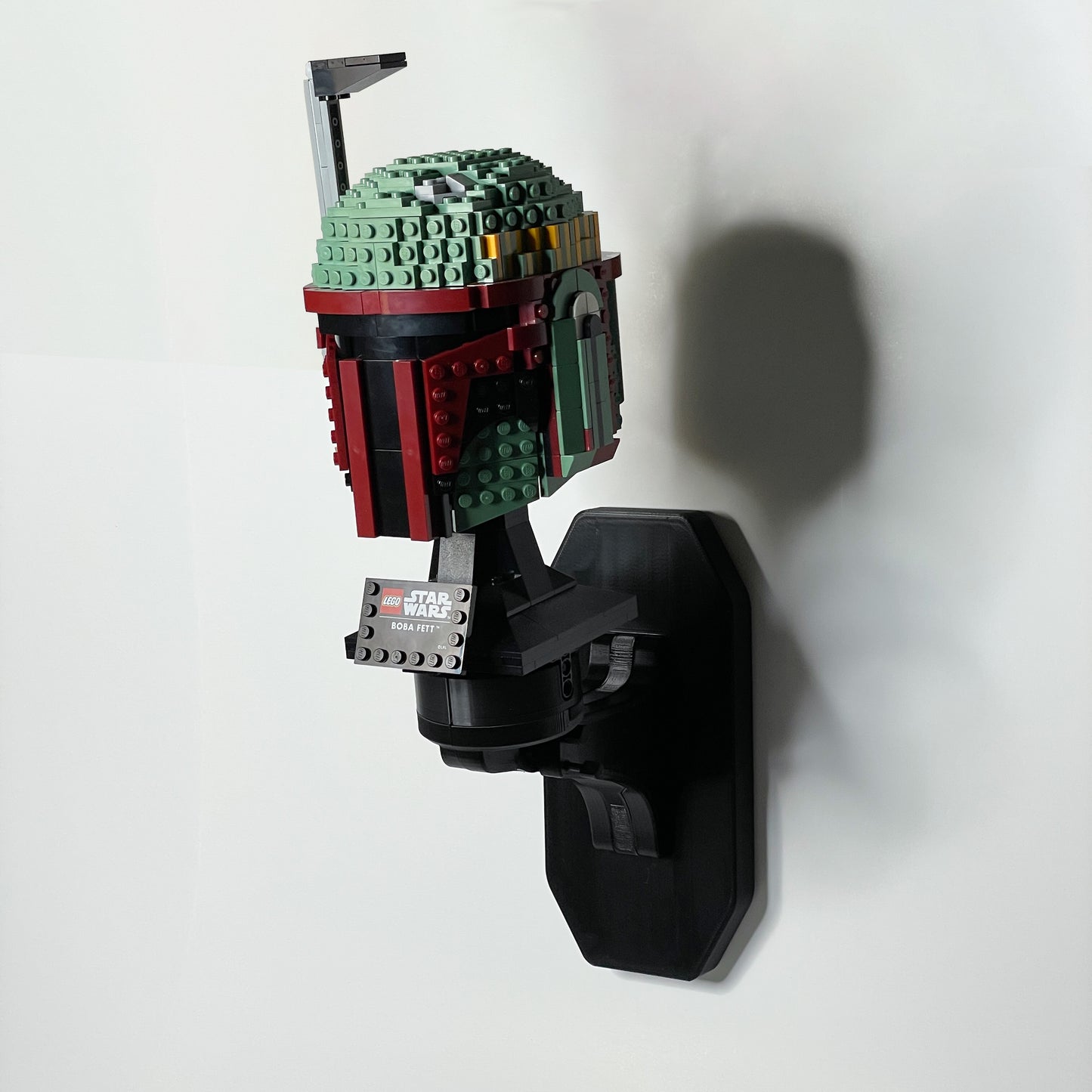 3D Printable Wall-Mounted Small LEGO Display Stand Files
