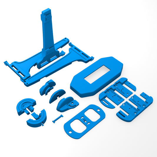 3D Printable Wall-Mounted Large LEGO Display Stand Files