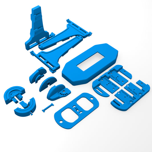 3D Printable Wall-Mounted Medium LEGO Display Stand Files