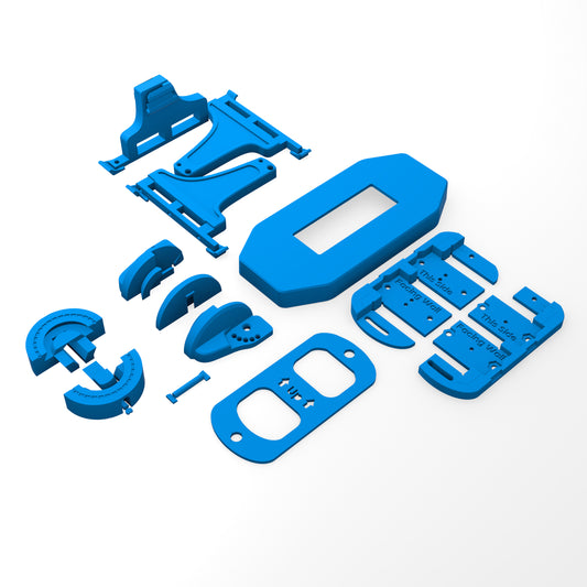 3D Printable Wall-Mounted Small LEGO Display Stand Files